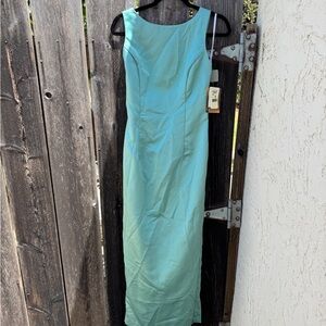 American Vintage NWT Deadstock Turquoise Bow Prom Wedding Guest Dress